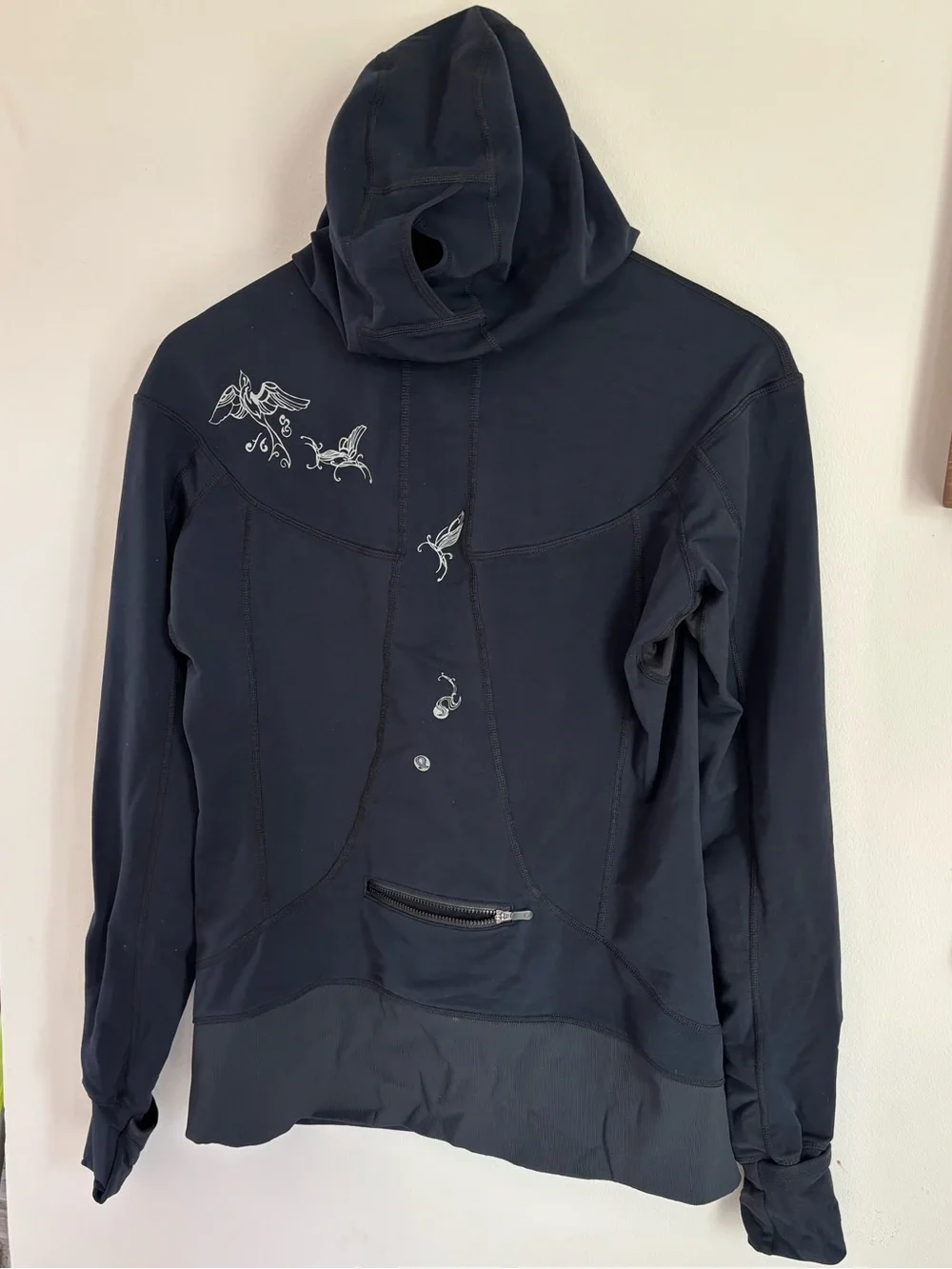 lululemon athletica Black Run Spirit quarter zip